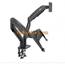 Combo Giá Treo Màn Hình North Bayou F195 (22-32inch) - Kẹp Đỡ Laptop Ergotek EP9 (10-19inch)